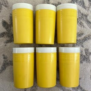 Vintage “Olympian” Therm-O-Ware cups, lot of 6